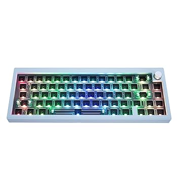 キーボード Corded Aluminum Keyboard YUNZII AL65 QMK/VIA Custom Hollow Mechanical Keyboard: Our